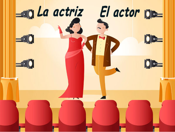 la actriz el actor